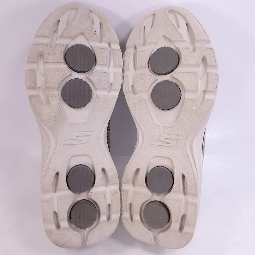 Skechers GoWalk 4 Athletic Walking Slip On Shoe Mens Size 10 54153 Gray White